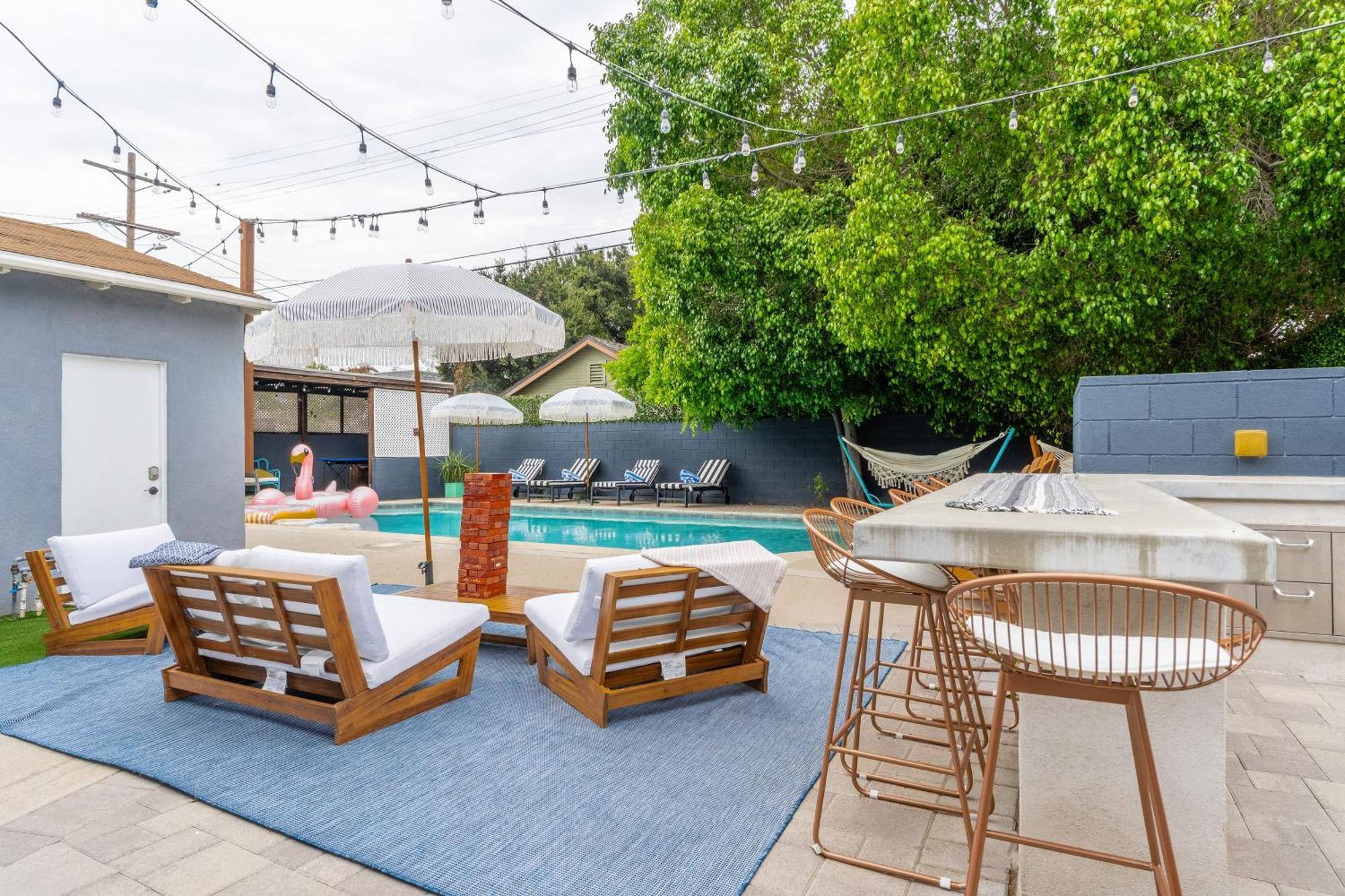 Angel&Rose Universal Hollywood Heated Pool House King Bed Los Angeles Bagian luar foto