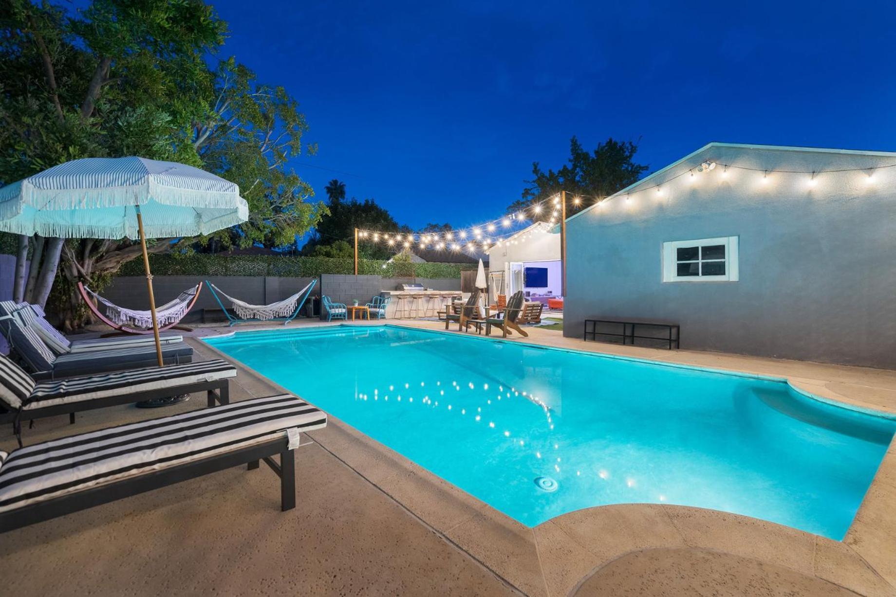 Angel&Rose Universal Hollywood Heated Pool House King Bed Los Angeles Bagian luar foto